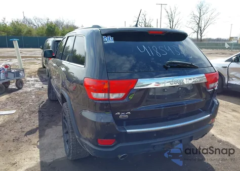 2012 Jeep Grand Cherokee Overland z USA, uszkodzony, nr VIN 1C4RJFCT5CC288288